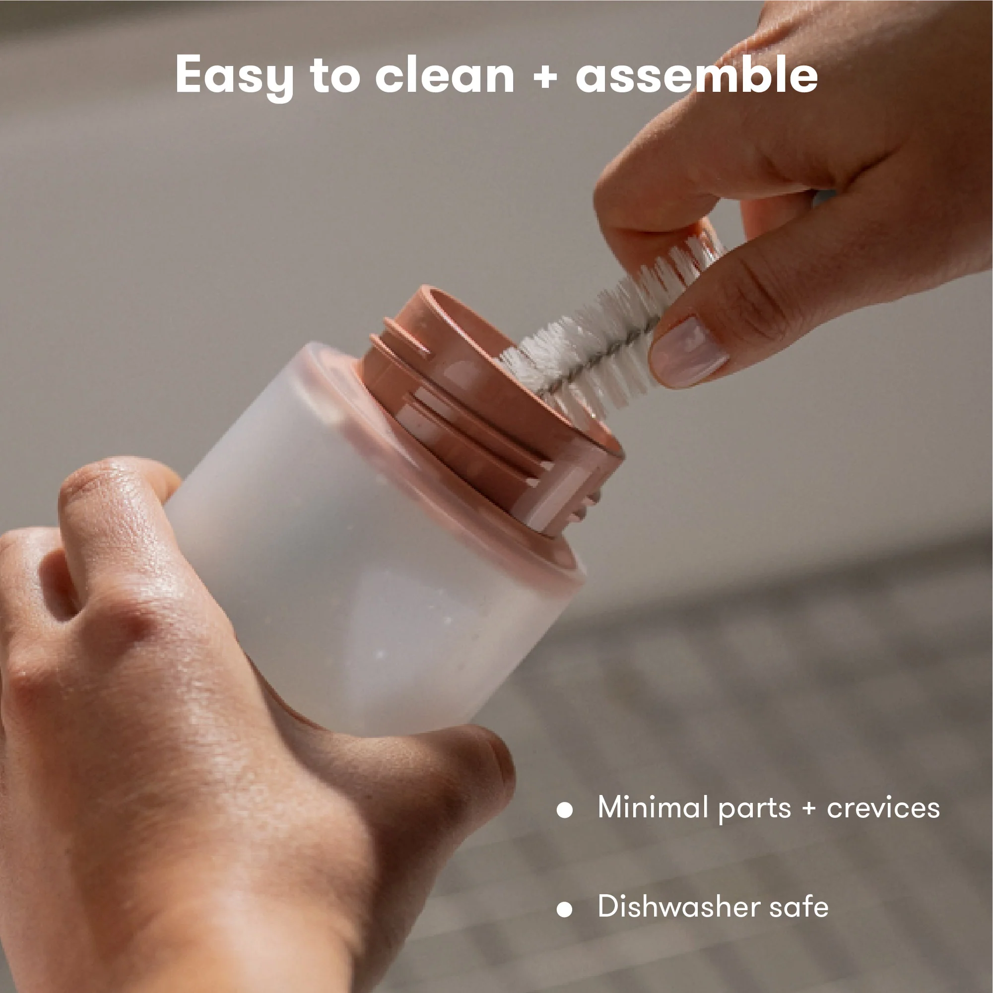 2-in-1 Manual Breast Pump Silicone Bottle + Replacement Lid - Image 6