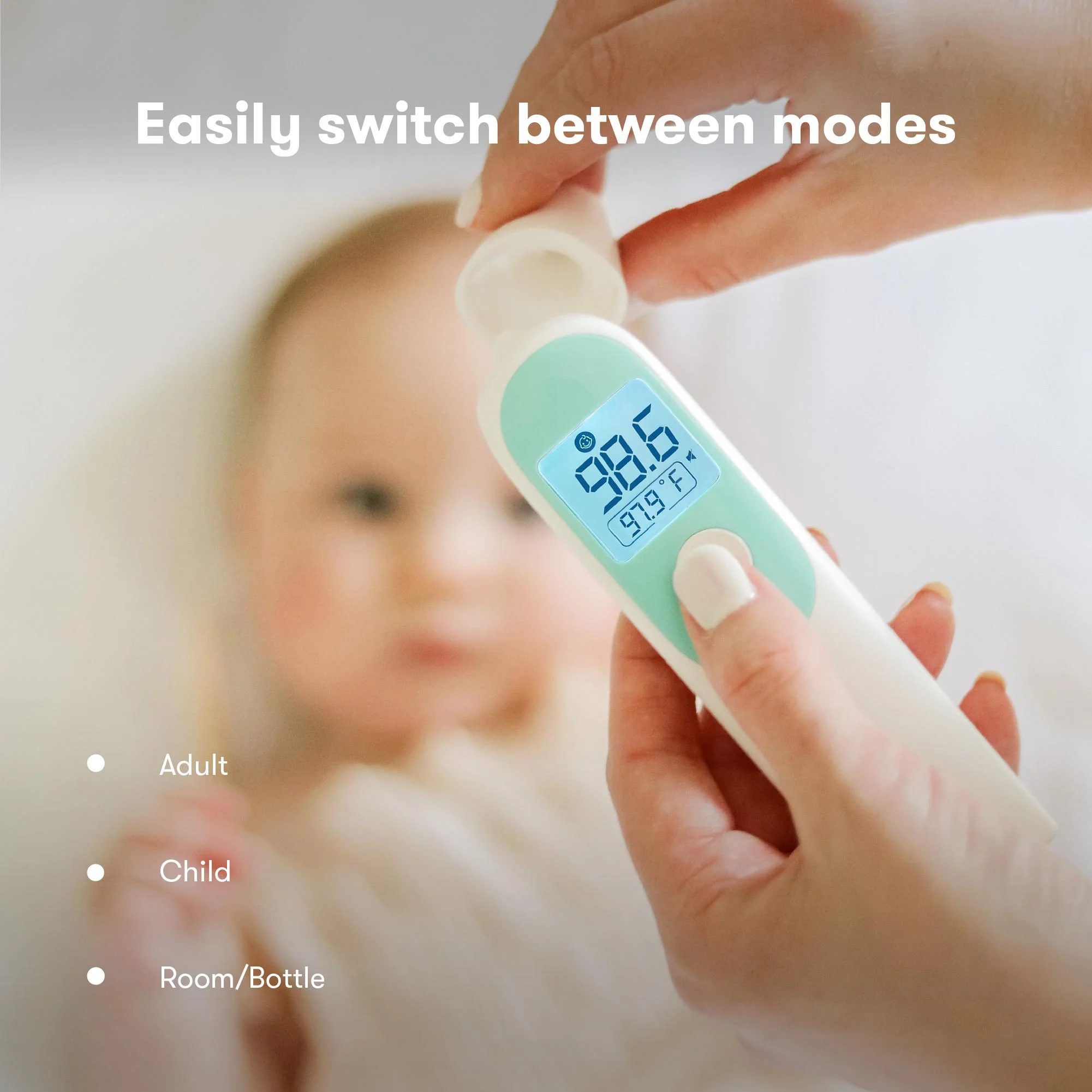3-in-1 Ear, Forehead + Touchless Infrared Thermometer - Image 4