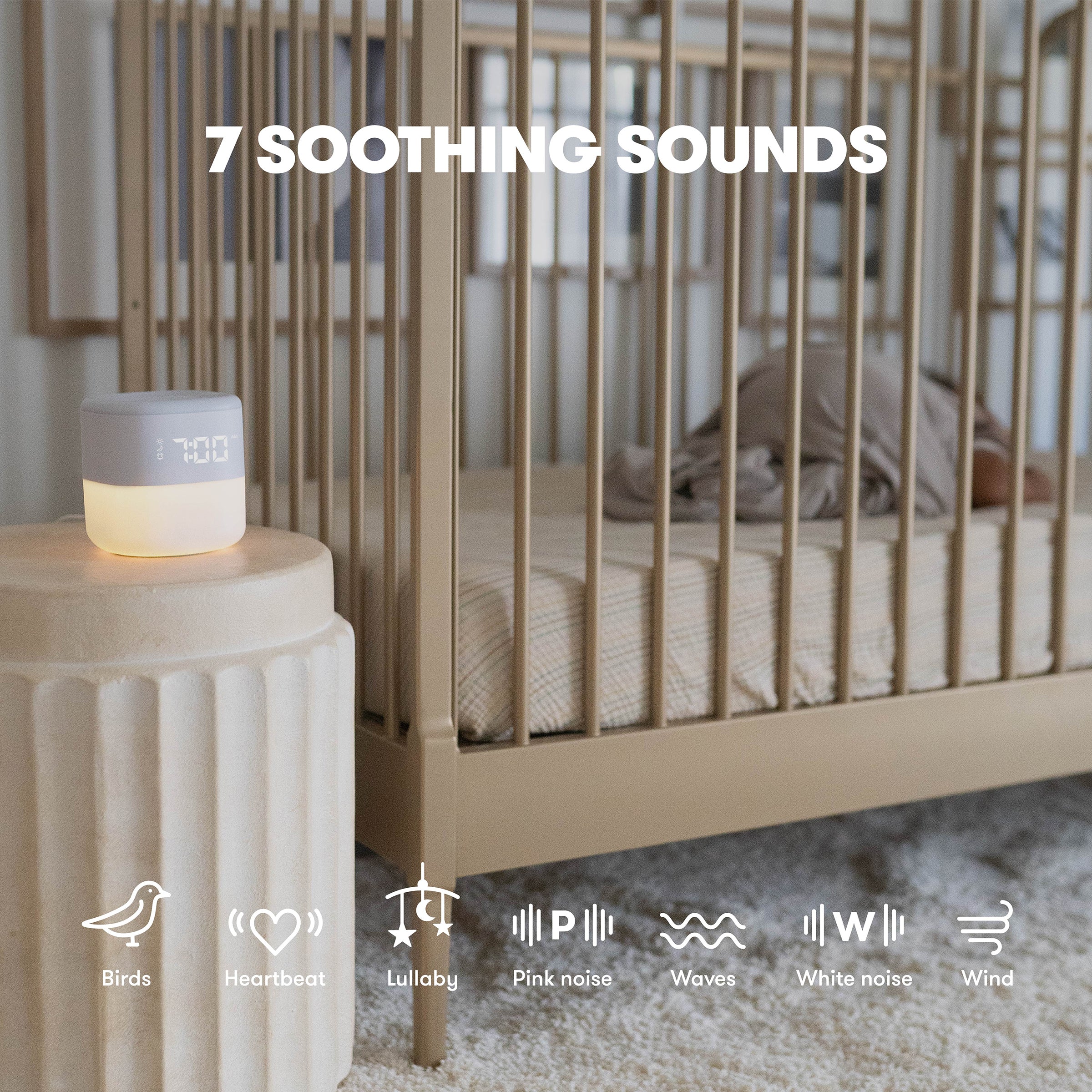 3-in-1 Sound Machine + When-To-Wake™ Clock + Nightlight - Image 3