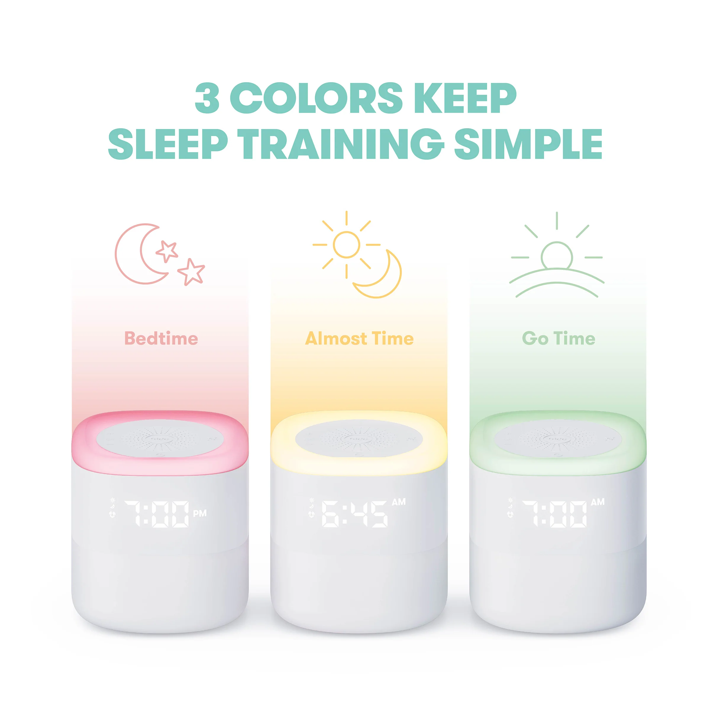 3-in-1 Sound Machine + When-To-Wake™ Clock + Nightlight - Image 5