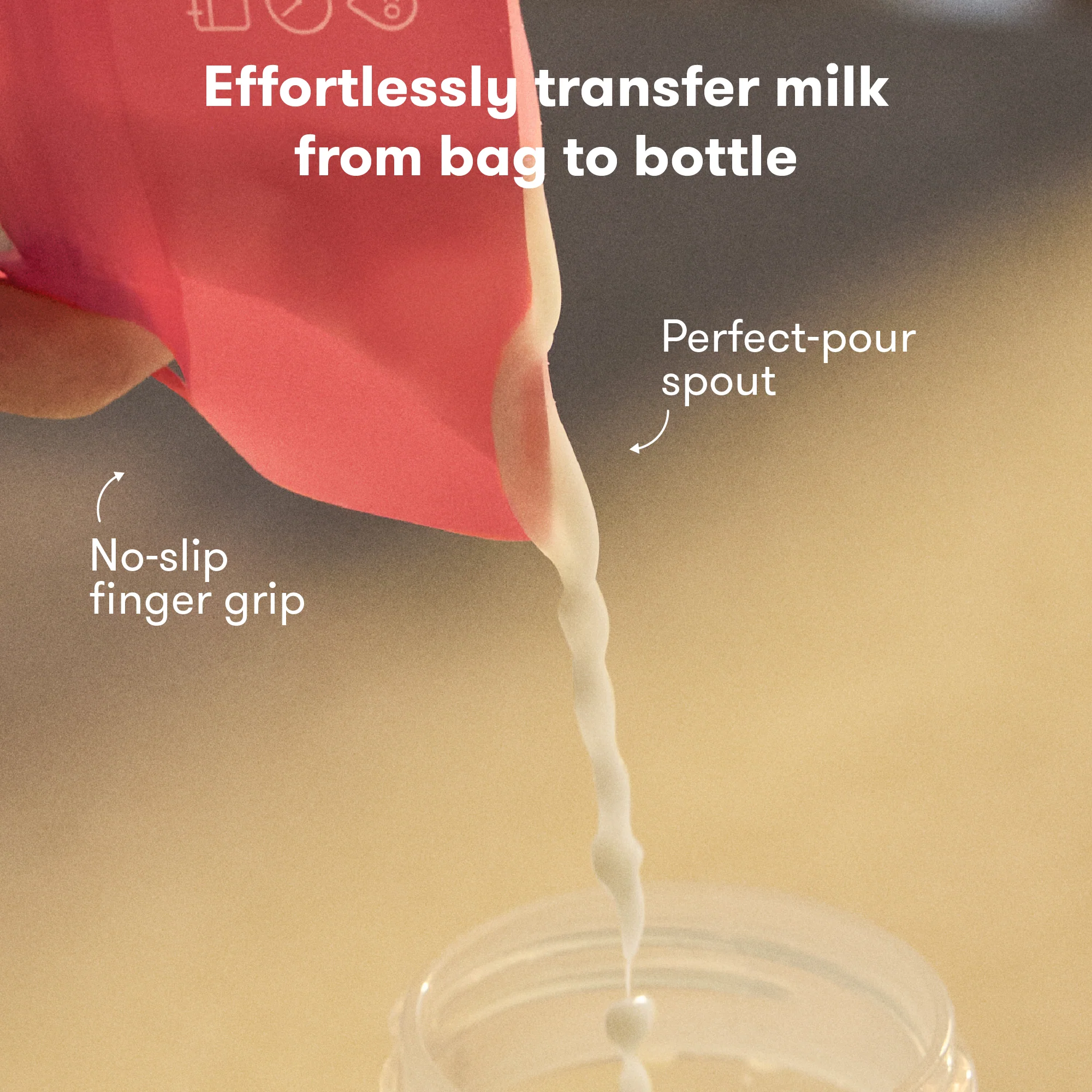 Breastmilk Storage Bags, 50ct Split Stash Freeze & Thaw Milk Bag - Image 6