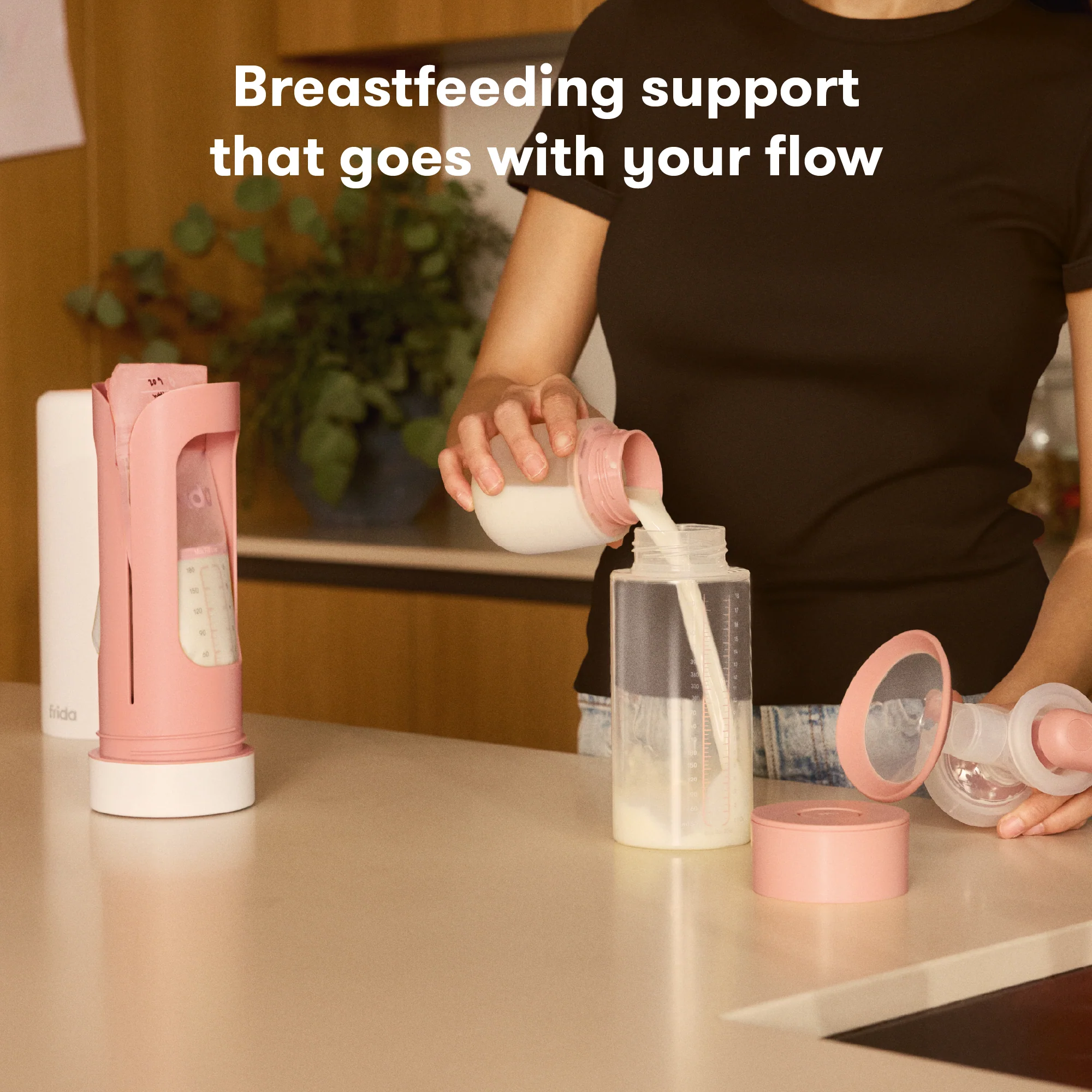 Breastmilk Storage Bags, 50ct Split Stash Freeze & Thaw Milk Bag - Image 7