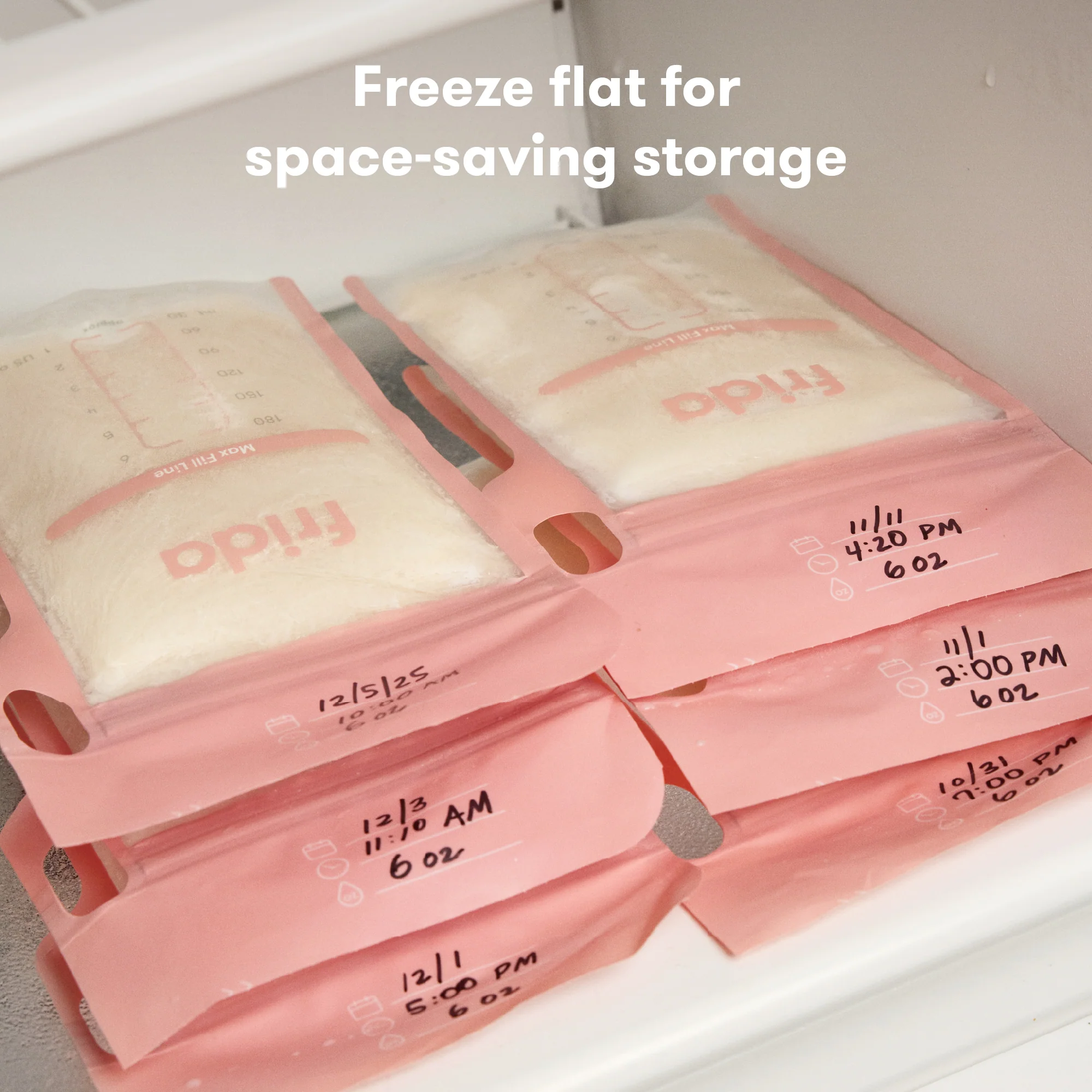 Breastmilk Storage Bags, 50ct Standard Freeze & Thaw Milk Bags - Image 4
