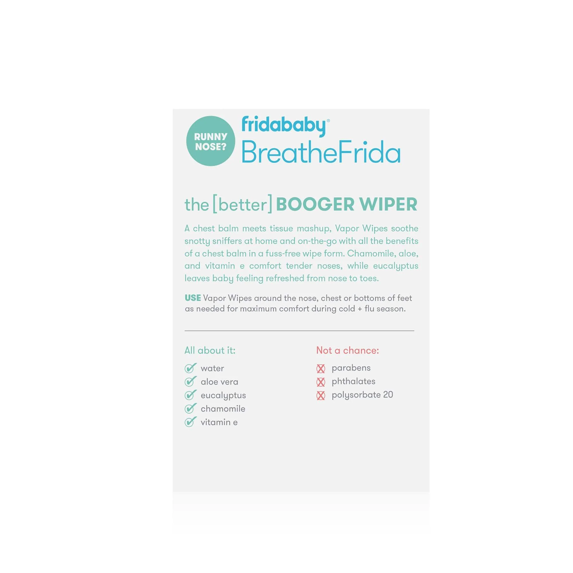 BreatheFrida™ the BoogerWiper Nose + Chest Wipes - Image 6
