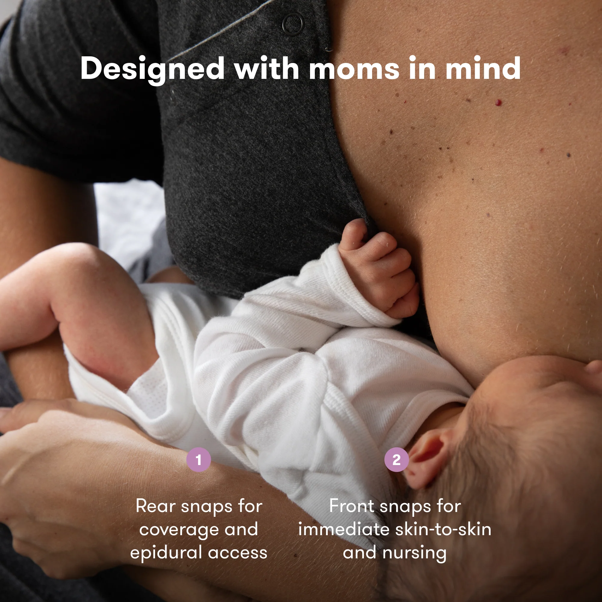 Delivery and Nursing Gown - Image 3