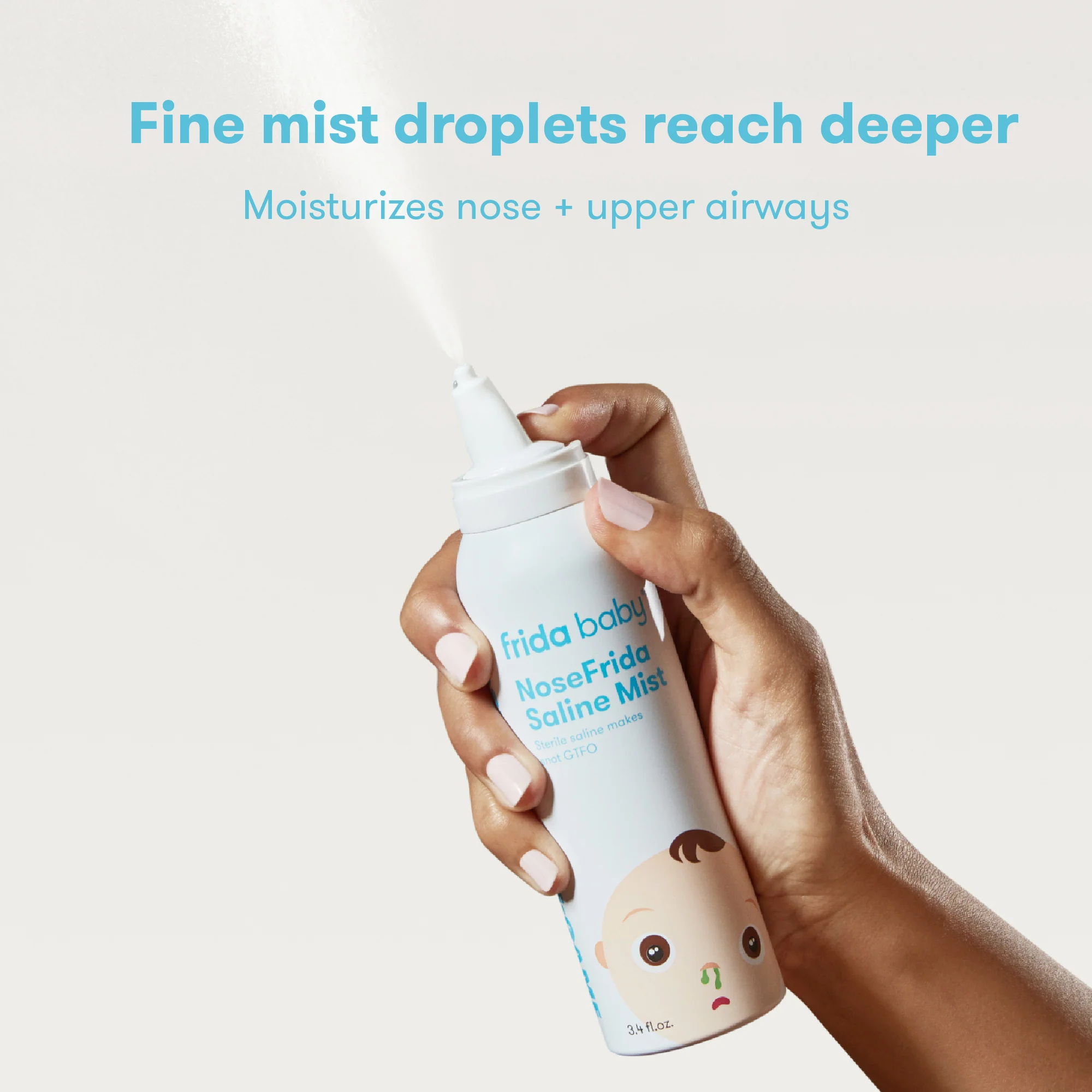 NoseFrida Saline Mist (3.4 ounce) - Image 4