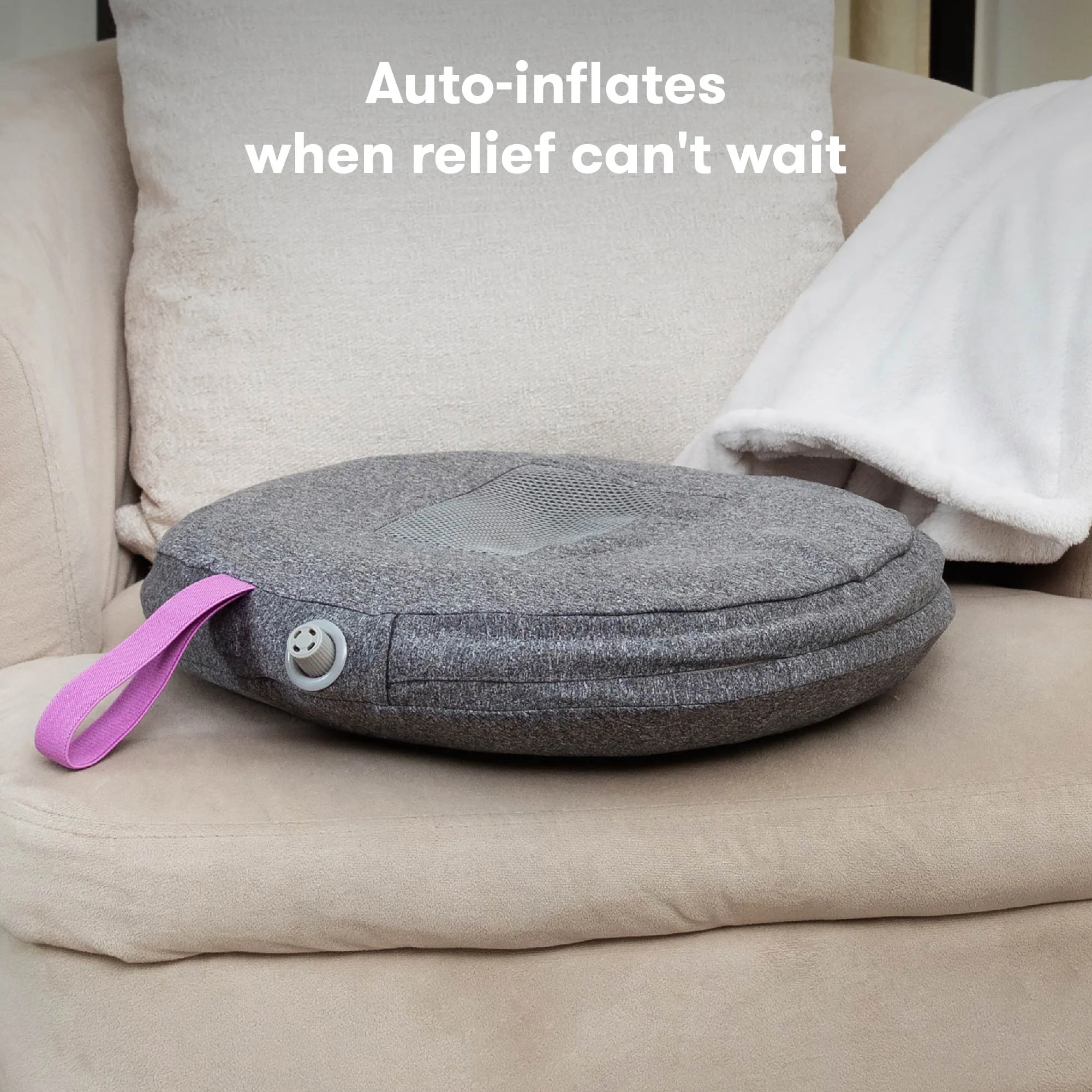 Portable Perineal Cooling Comfort Cushion for Hemorrhoids - Image 4