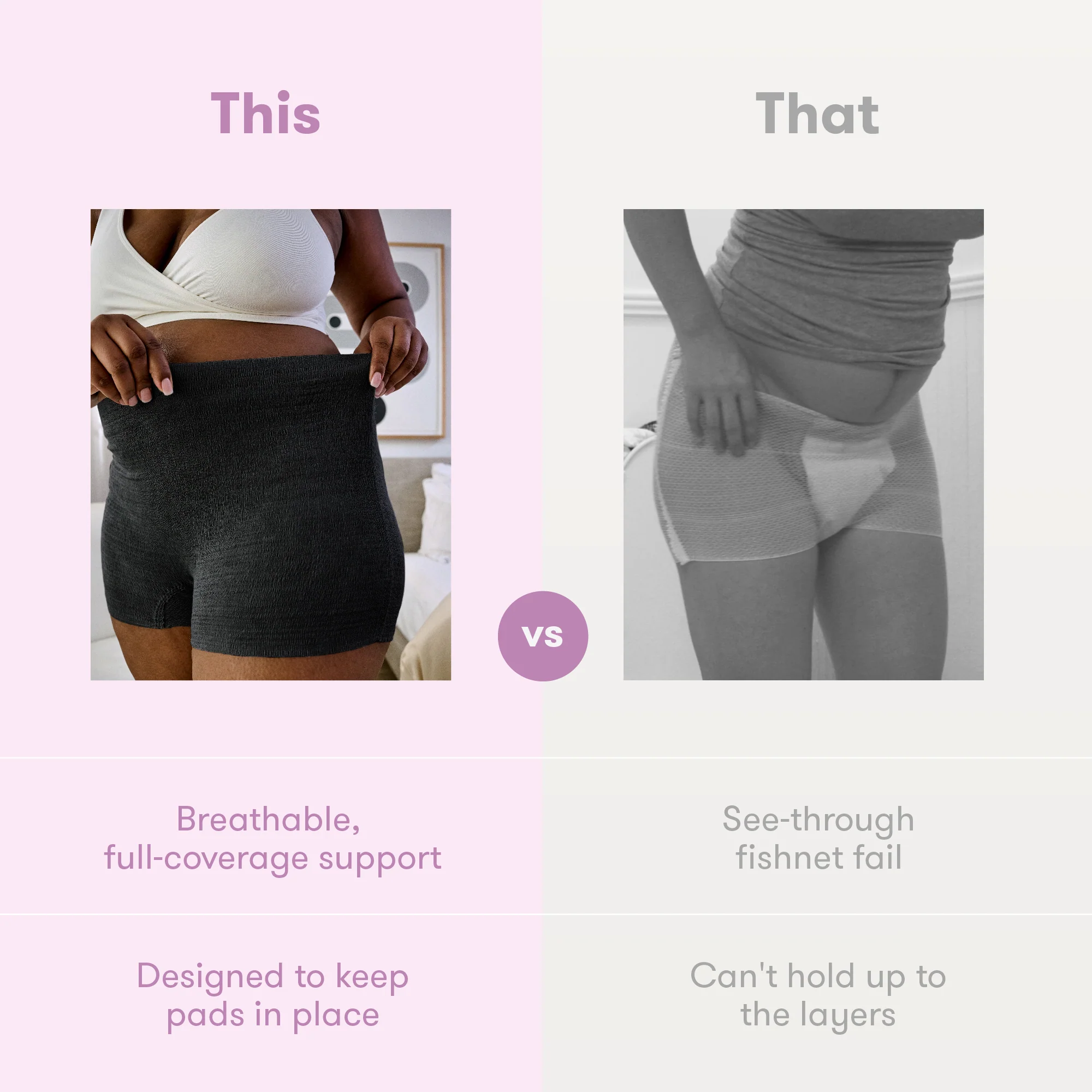 Postpartum Disposable Boyshort Underwear - Image 6