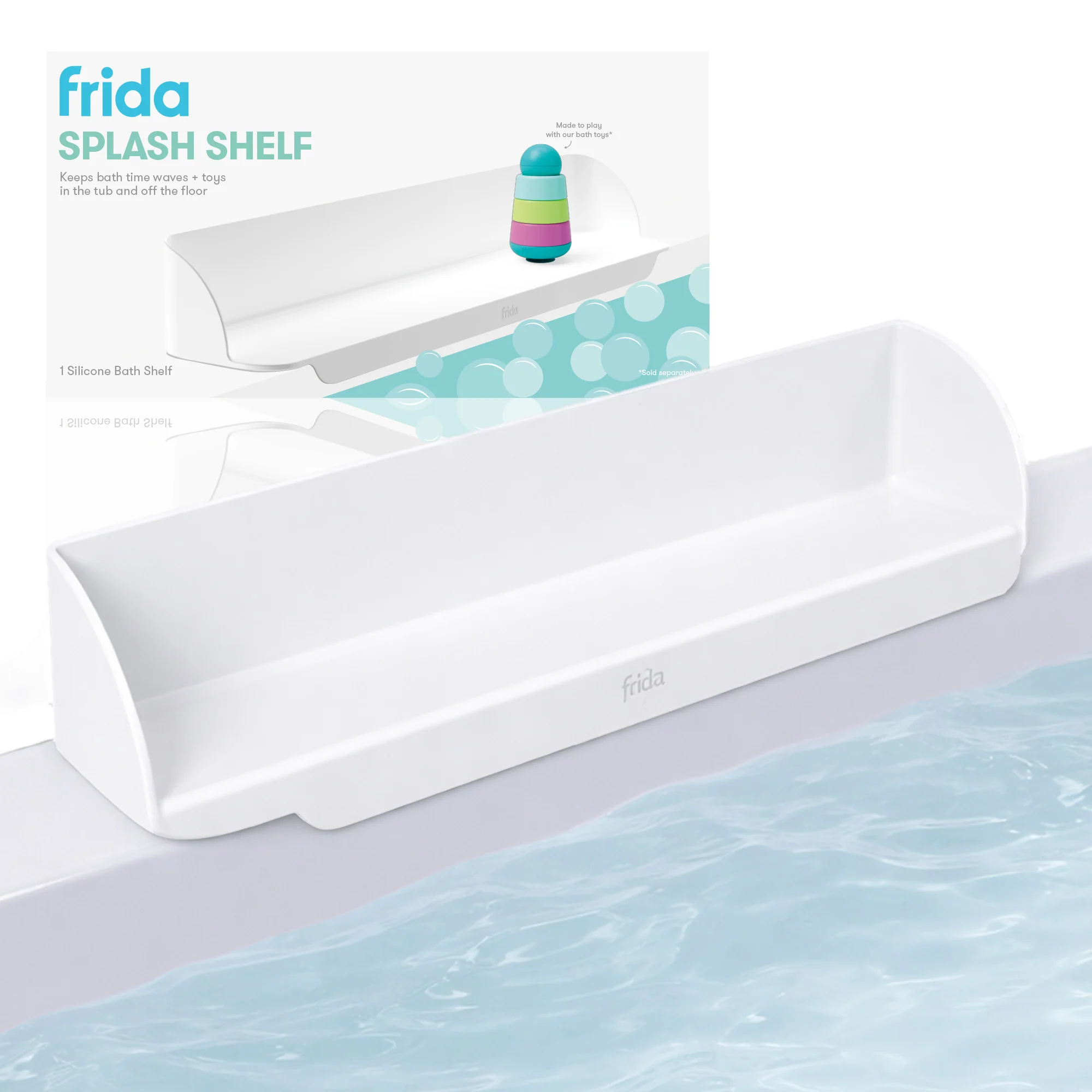 Splash Bathtub Shelf