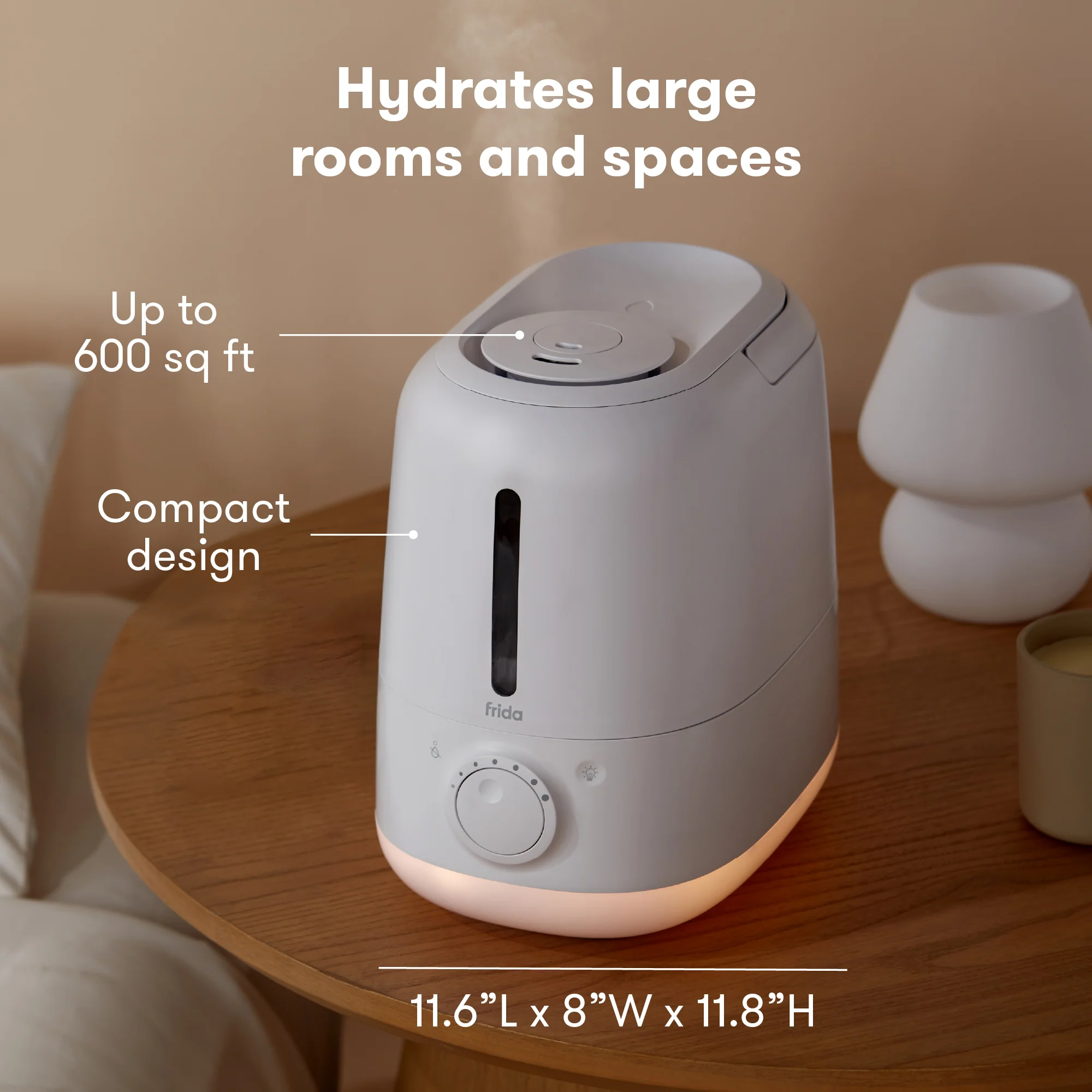 3-in-1 Humidifier XL + Diffuser + Nightlight - Image 3